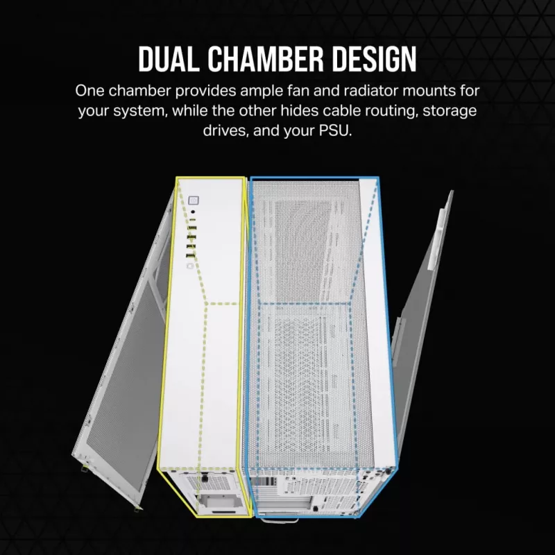 Corsair 6500D AIRFLOW Midi Tower Weiß