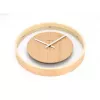 NeXtime klok 3046 Wood Loop, Ø30 cm, Wand, Holz