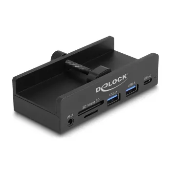 DeLOCK 64285 USB 2.0 Type-A Hub 5000 Mbit/s Schwarz