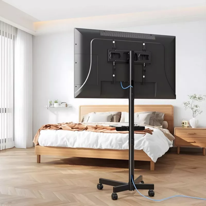Mobiler TV-Ständer MONTIS MT191 ATLAS für Bildschirme von 26–60 Zoll, max. Tragfähigkeit 35 kg, VESA bis 400x400