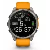 Garmin Fenix 8 3,56 cm (1,4) AMOLED 51 mm Digital 454 x 454 Pixel Touchscreen Titan Wi-Fi GPS (Satellit)