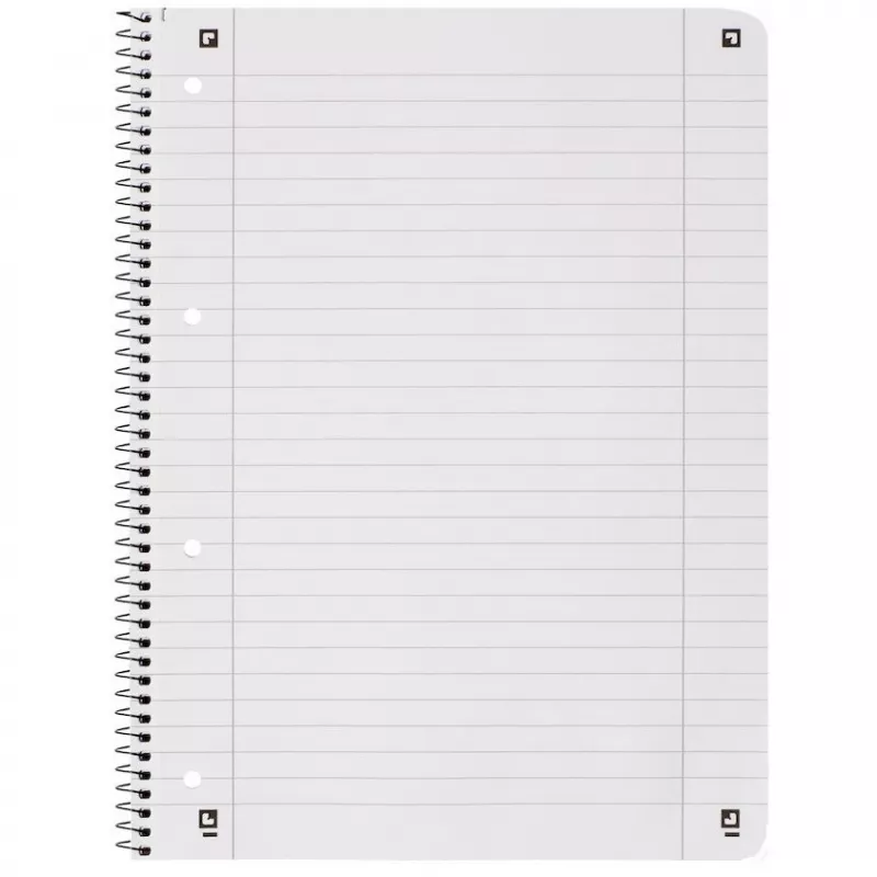 Oxford TOUCH Schreibblock A4+ 80 Blatt Aqua