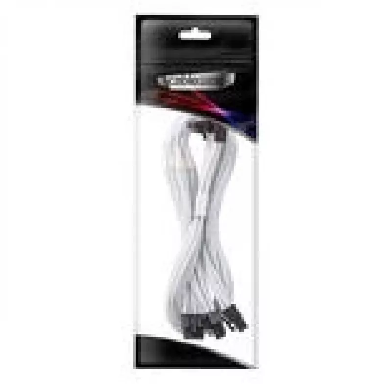 CableMod C-Series Pro Anschlusskabel – Variante B, 90°, 16-Pin auf 3x8-Pin PCIe, weiß