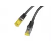 Netzwerkkabel Lanberg PCF6A-10CU-0025-BK RJ45 Cat6a 0,25m Schwarz