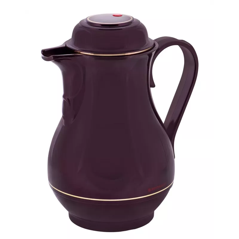 Isolierflasche ROTPUNKT 330-16-04-0 1 L, Kirschrot, hält heiß 24 h, kalt 36 h