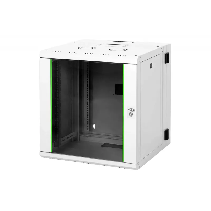 Wandmontagegehäuse Digitus DN-19 12-U-3 Doppelt geteilt schwenkbar