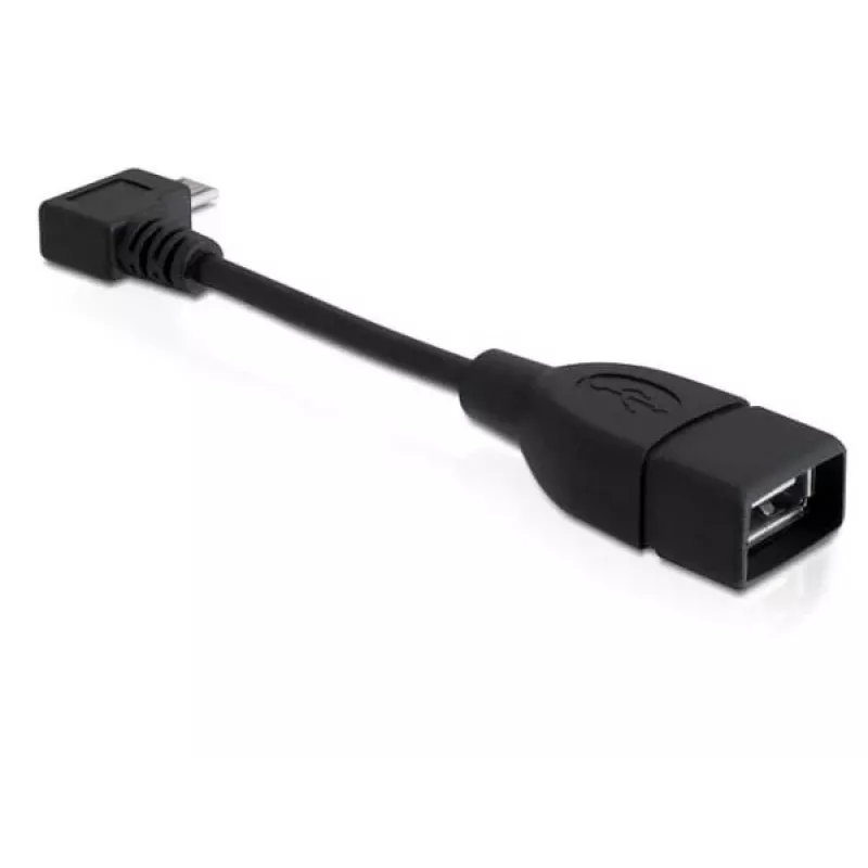USB Kabel DeLOCK 83104 Micro-USB B auf USB A 0,11 m Schwarz