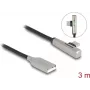 DeLOCK USB 2.0 Kabel Typ-A Stecker auf Typ-C Stecker abgewinkelt 3m 60W