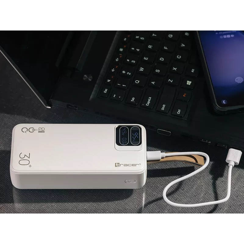 Tracer Blaze 30000 mAh 65 W, Weiß