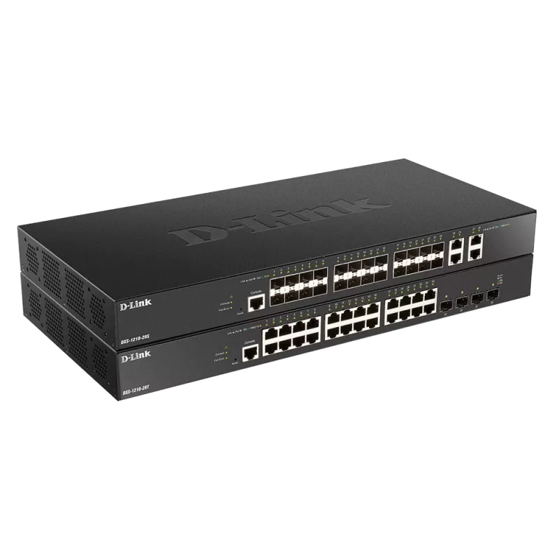 D-Link 24-Port 10G SFP+, 4-Port 10GBASE-T Smart Managed Switch