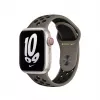 Band für Apple Smartwatch, 41 mm Olive Grau/Schwarz Nike Sport Band, Fluorelastomer, Handgelenk 130–200 mm