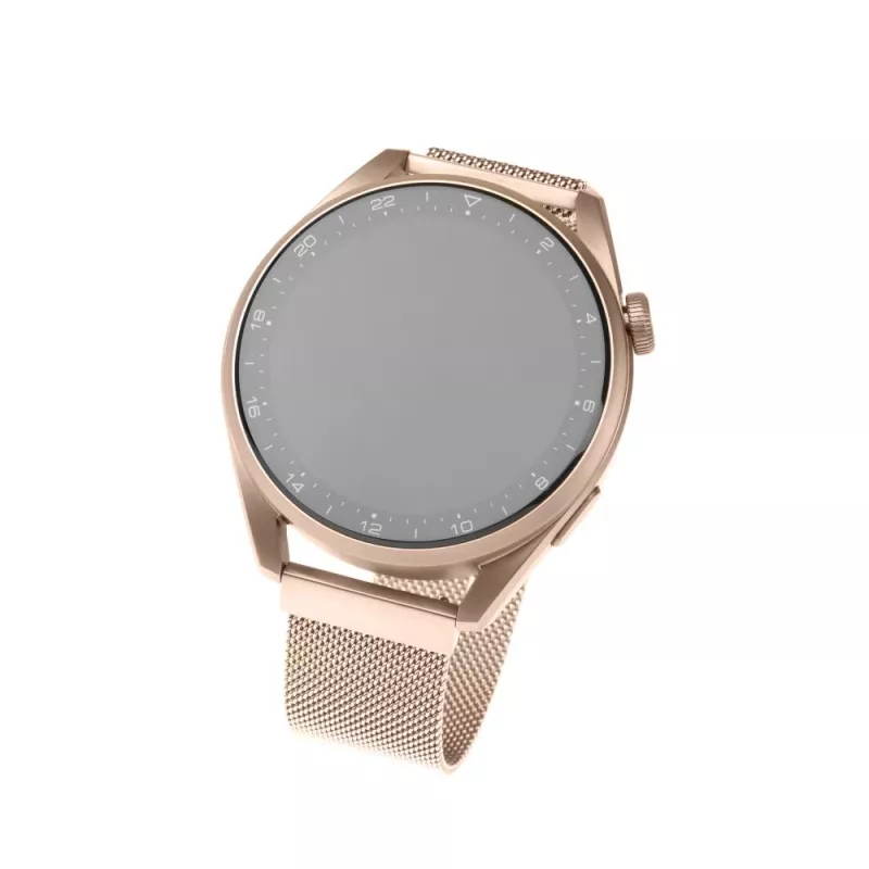 Uhrenarmband FIXED Mesh Strap Fixed 18mm Edelstahl Schnellwechsel Gold