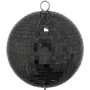 Spiegelkugel EUROLITE 15 cm schwarz — Disco-Spiegelkugel für Lichteffekte