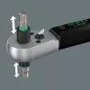 Drehmomentschlüssel mit Durchsteckvierkant Click-Torque Lock A 6 R/L schwarz/grün, Abtrieb 1/4 Bit-Aufnahme, 2,5 bis 25Nm