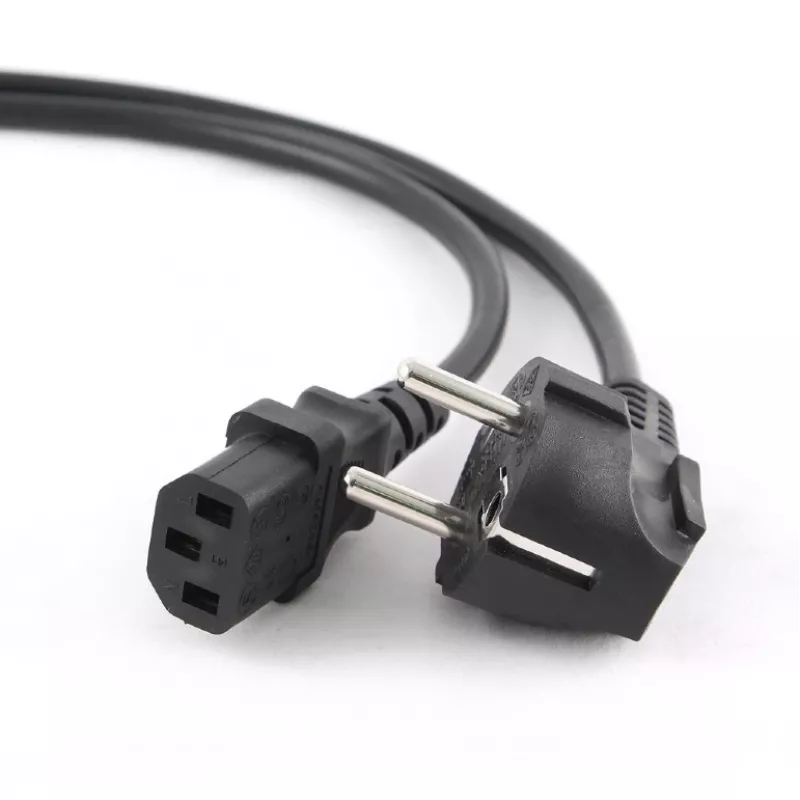 Gembird PC-186 Netzkabel Schwarz 1,8 m CEE7/4 C14 Kupplung
