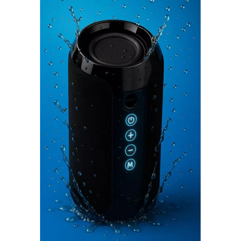 Tragbarer Bluetooth-Stereolautsprecher SQUEAK SQ1008 — 14W RMS, Bluetooth 5.3, 1200 mAh, IPX4, FM, LED, AUX, USB