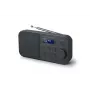 Tragbares Radio muse M-109 DB — DAB+ / FM (87,5–108 MHz), PLL-Tuner, LCD, Batterie/Netz, schwarz
