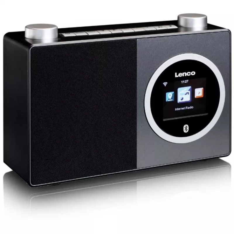 Lenco DIR-70 - Netzwerk-Audio-Player - 3 Watt (Gesamt) - Schwarz (DIR-70BK)