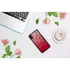 Smartphone-Hülle iKins für iPhone XS Max – rosa See mit schwarzen Akzenten