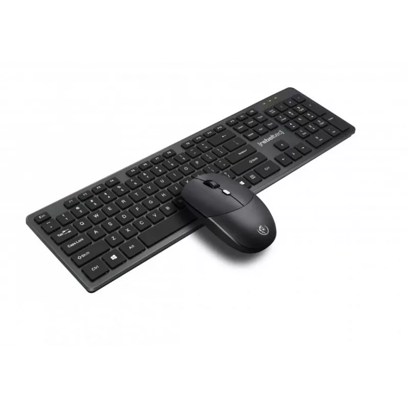 Rebeltec Kabelloses Tastatur- und Maus-Set