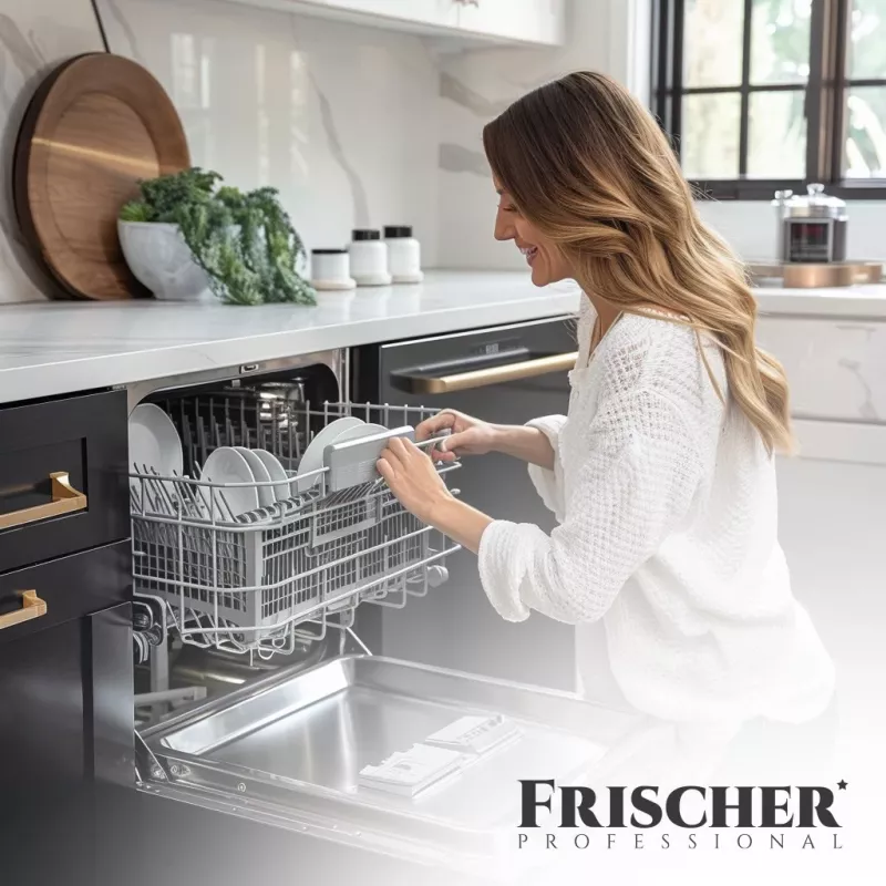 Spezialsalz für Geschirrspüler FRISCHER FR00101_1200, 1,2 kg, Wasserenthärtungssalz im Plastikbehälter