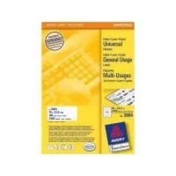Selbstklebende Etiketten Avery Universal 70x33,8 mm 2400 Stück