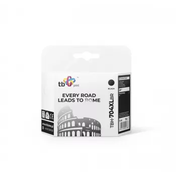 Ink für HP DJ IA 2060 Schwarz wiederaufbereitet XL TBH-704XLBR (HP No. 704 CN692AE)