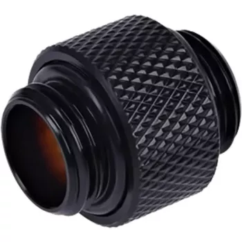 Alphacool HF Doppelnippel-Anschlussstück G1/4 AG auf G1/4 AG 10mm - Tiefschwarz (17215)