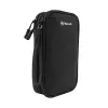 Kabel-Organizer-Tasche Tellur TLL193011 — kompakte Reisetasche für Ladegeräte, Kabel, Adapter, schwarz