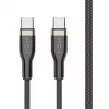 USB-C-auf-USB-C-Kabel FIXED FIXDB-CC2-BK — 2 m, 100 W, fest nicht abnehmbar