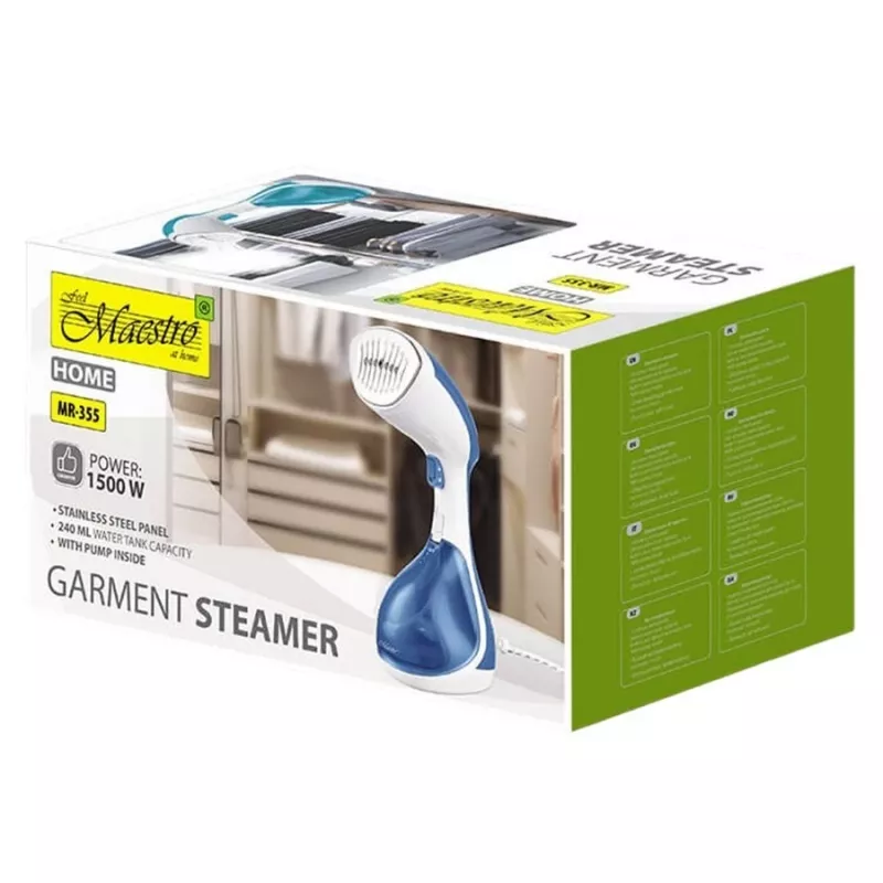 Dampfbügeleisen Maestro MR-355 blau-weiß von Maestro — Modell MR-355-BLUE