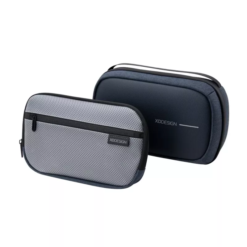Kulturbeutel XDDESIGN First-Class All-in-One Travel Organiser P706.3425, Granatrot, Reißverschluss, 380 g, 17×27,5 cm Außenkarton