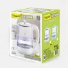Elektrischer Wasserkocher Maestro MR 052 BL — 1,7 l, 2200 W, durchscheinendes Weiß, 360°-Basis, verdecktes Heizelement