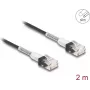 Netzwerkkabel DeLOCK RJ45 Cat.6A UTP schlank 2m Schwarz