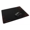 Mauspad ESPERANZA EA146R — Gummi-Gaming-Pad 440 × 354 × 4 mm, rutschfeste Basis, schwarz/rot