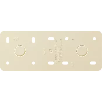 GIRA 008313 Wandplatte/Schalterabdeckung Beige - Weiß (008313)