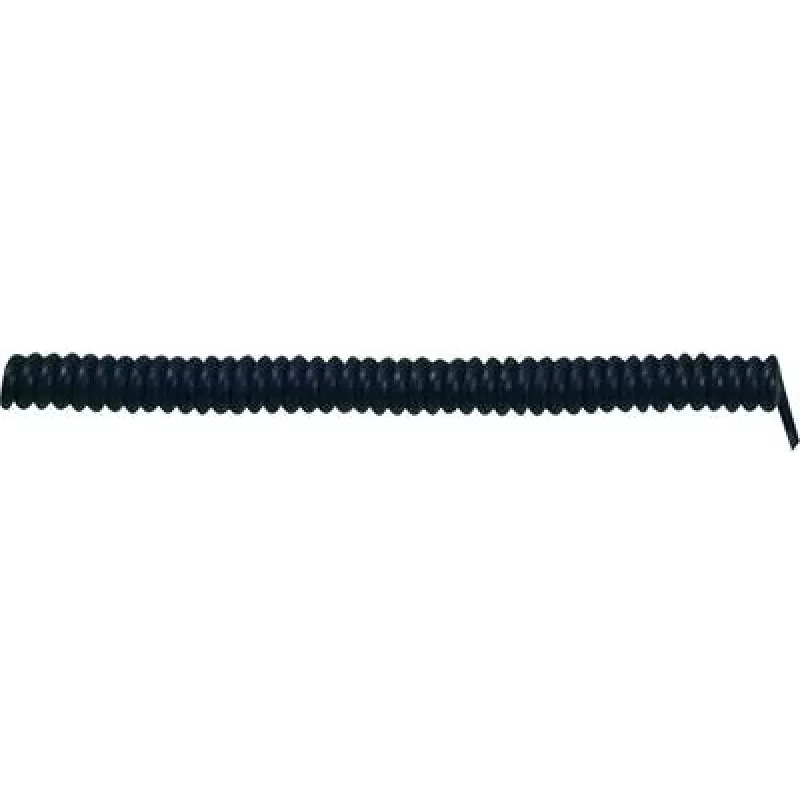 LappKabel Spiralkabel X05VVH8-F 1000 mm / 3000 mm 3 x 0,75 mm² Schwarz 73222340 1 Stück (73222340)