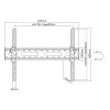 Halterung SBOX PLB-2546T-2 für 37–80 Zoll Displays, 45 kg Kapazität, 600×400 mm VESA