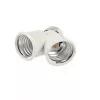 Synergy 21 LED-Adapter für LED-Leuchtmittel E27->2*E27