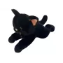 Plüschkatze Madej 55 cm – liegende Pose, schwarz