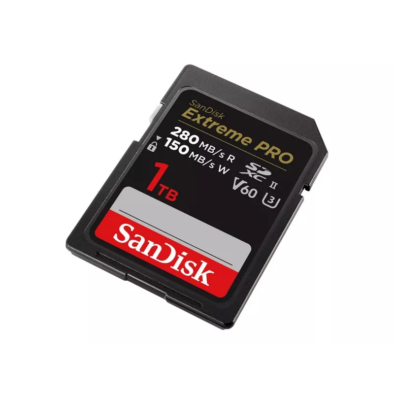 SanDisk Extreme Pro - Flash-Speicherkarte - 1TB - Video Class V60 / UHS-II U3 / Class10 - SDXC UHS-II (SDSDXEP-1T00-GN4IN)