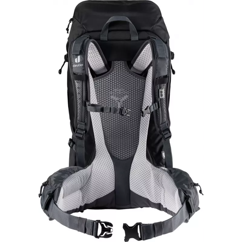 Backpack Deuter Futura Pro 38 L — 38-Liter-Wander- und Bergsteigerrucksack, belüfteter Rücken, Hüftgurt, Brustgurt, Schwarz