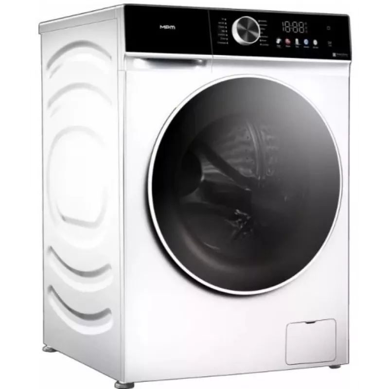Waschmaschine MPM MPM-5112-PT-44, Frontlader, 10 kg, 1200 U/min, Energieklasse A, weiß, freistehend