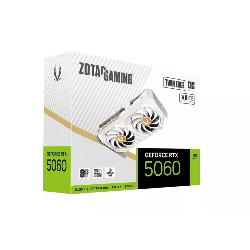 Grafikkarte Zotac GAMING GeForce RTX 5060 Twin Edge OC White Edition 8GB GDDR7