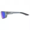 Polarisierte Sonnenbrille Uvex Sportstyle 233 P - smoke matt/spiegelblau