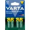 VARTA HR6 AA Recharge Accu Power 2100 mAh 56706 Akkus 4 Stück Grün, Gelb