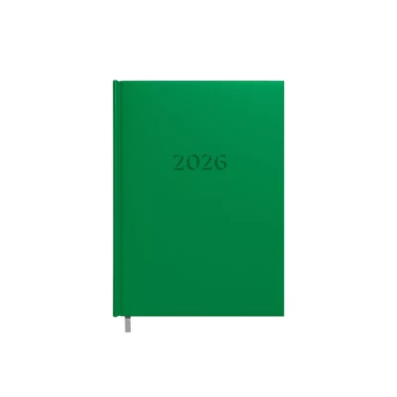 Planungsnotizbuch Buroodisain 241728-003 A5 grün 2026 – datierter Planer, A5-Format, jährlich 2026