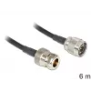 Koaxialkabel LMR195 DeLOCK 88683 6 m Schwarz