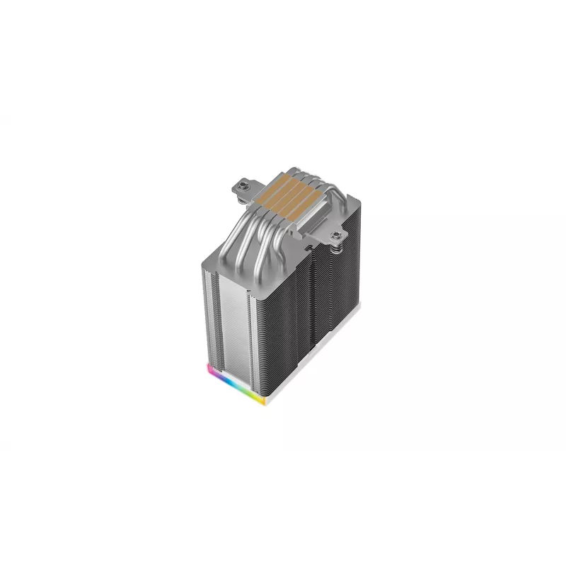 CPU-Kühler DeepCool AK500S Digital SE – 5 Heatpipes, 120 mm FDB-Lüfter, PWM, Multi-LED, weiß, unterstützt Intel LGA1150 und AMD Sockel