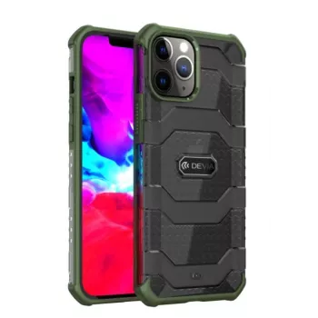 Schutzstoßfestes Case Devia Vanguard für iPhone 12 Pro Max, grün